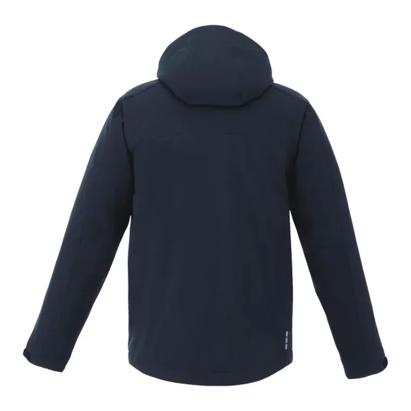 Custom Insulated Softshell Jacket - Men's BRYCE With Hood — view 2