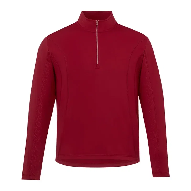 Branded CALTECH Men's Knit Quarter Zip Top — view 12