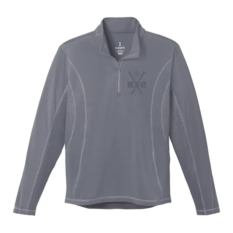 Branded CALTECH Men's Knit Quarter Zip Top — view 20