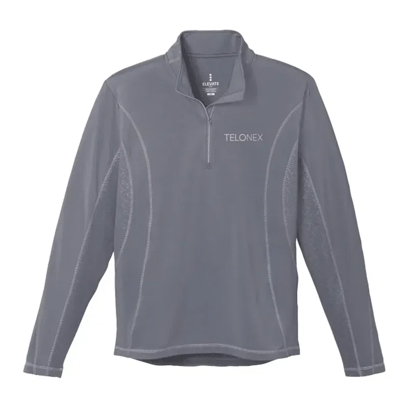 Branded CALTECH Men's Knit Quarter Zip Top — view 23
