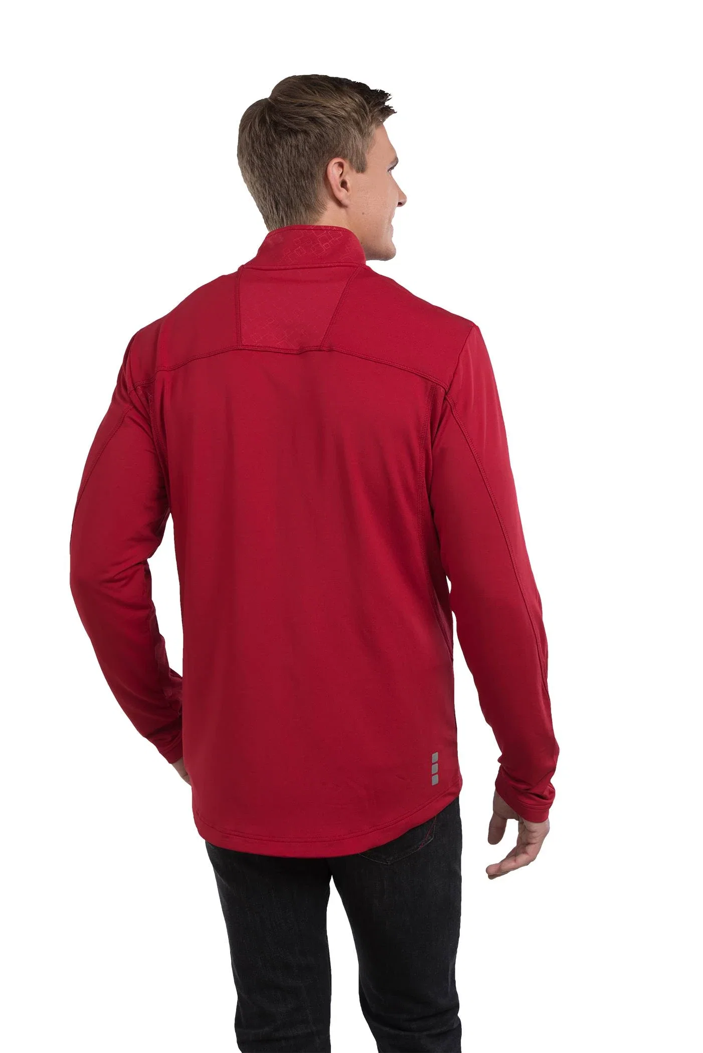 Branded CALTECH Men's Knit Quarter Zip Top — view 28