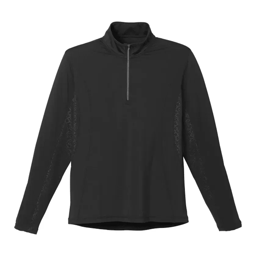 Branded CALTECH Men's Knit Quarter Zip Top — view 3
