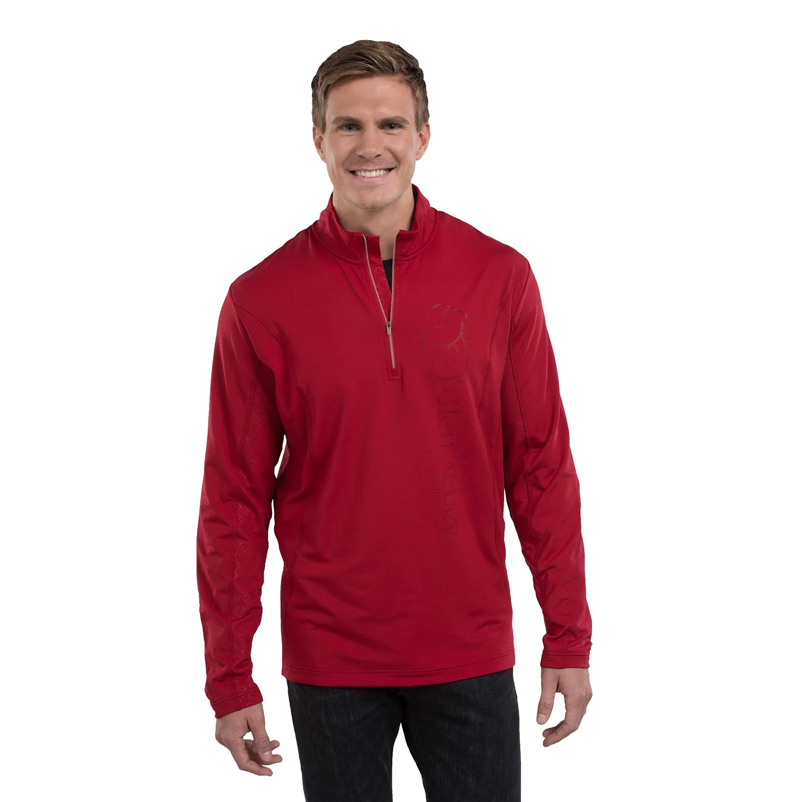Branded CALTECH Men's Knit Quarter Zip Top — view 33