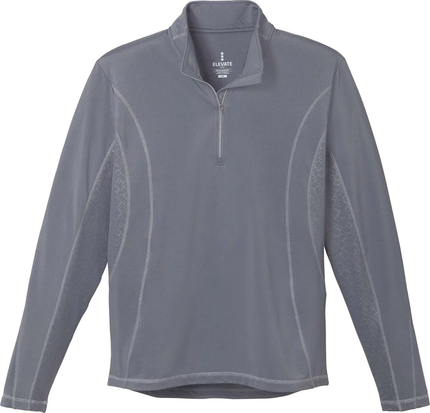 Branded CALTECH Men's Knit Quarter Zip Top — view 42