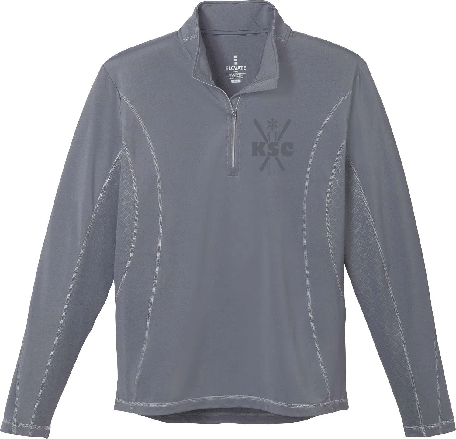 Branded CALTECH Men's Knit Quarter Zip Top — view 43