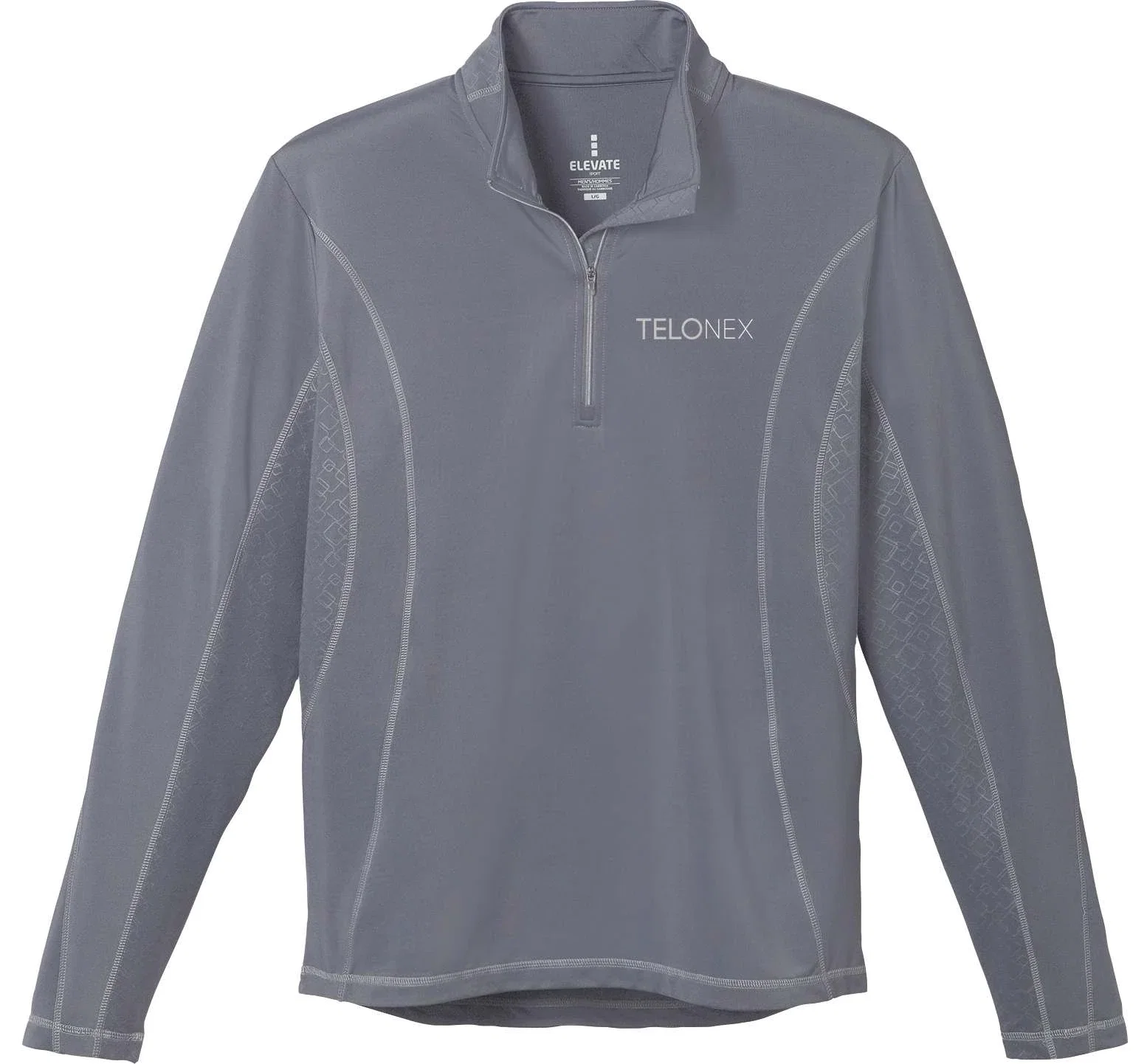 Branded CALTECH Men's Knit Quarter Zip Top — view 44