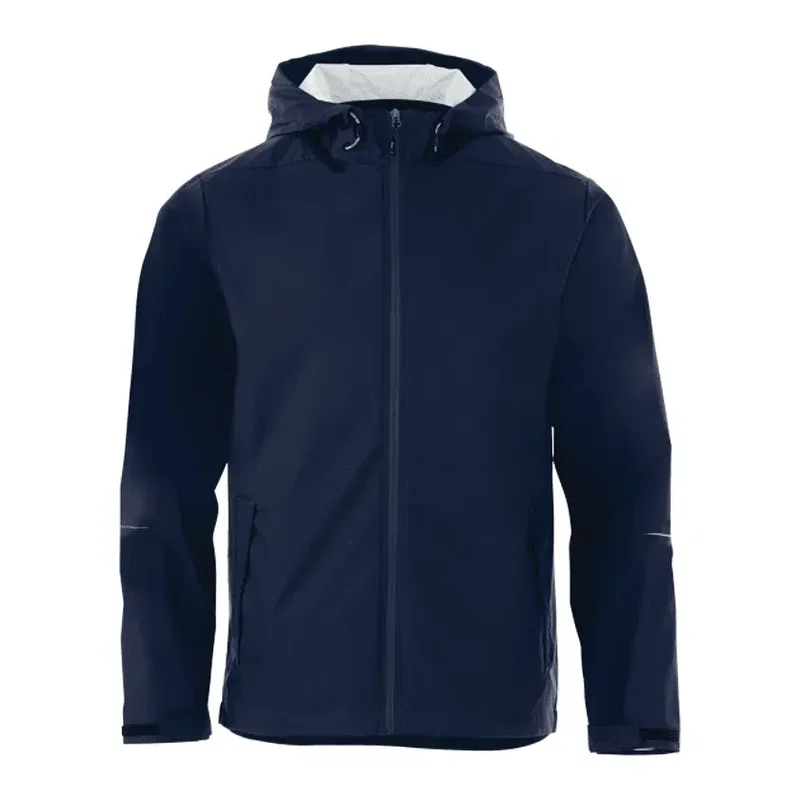 Branded Cascade Lightweight Waterproof Rain Jacket for Men — view 10