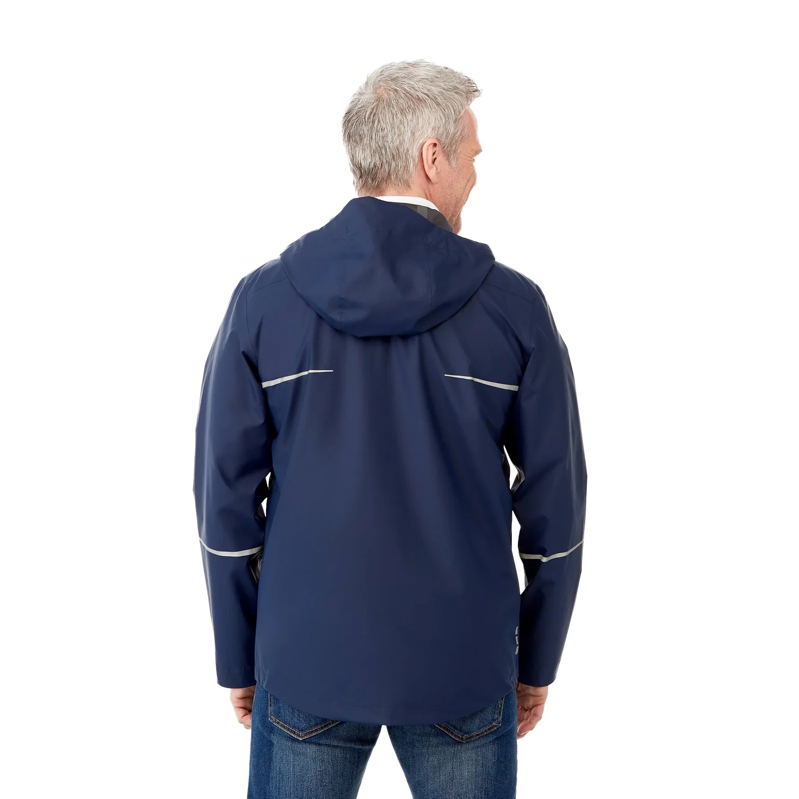 Branded Cascade Lightweight Waterproof Rain Jacket for Men — view 23