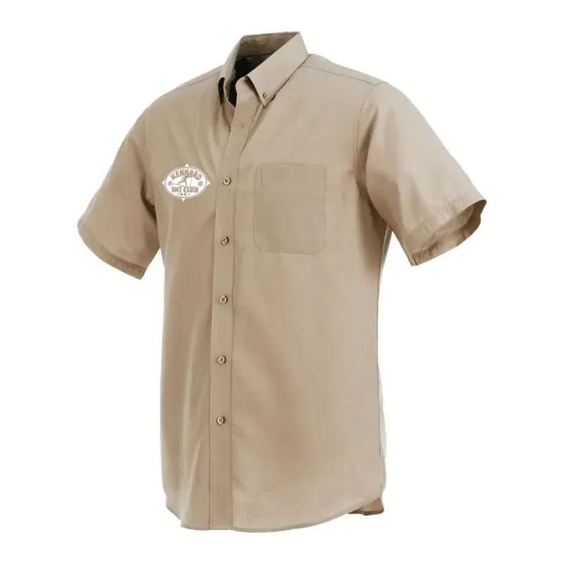 Custom Men's COLTER Short Sleeve Button Up Shirt - 0.64oz. — view 10
