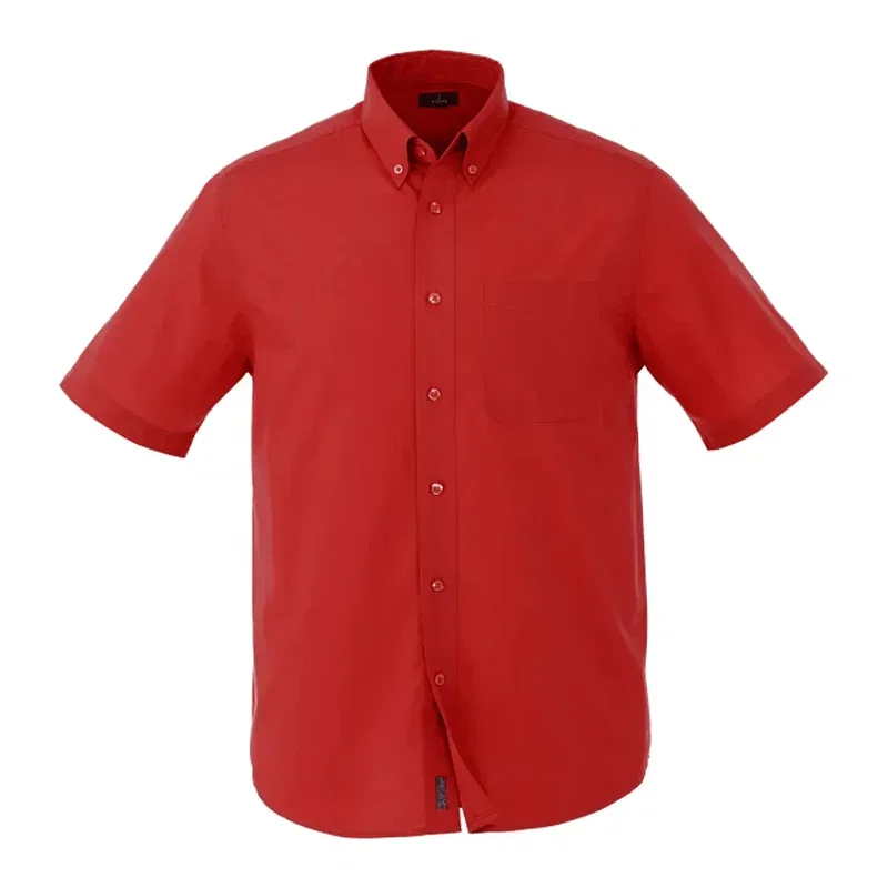 Custom Men's COLTER Short Sleeve Button Up Shirt - 0.64oz. — view 12