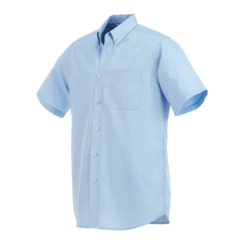 Custom Men's COLTER Short Sleeve Button Up Shirt - 0.64oz. — view 16