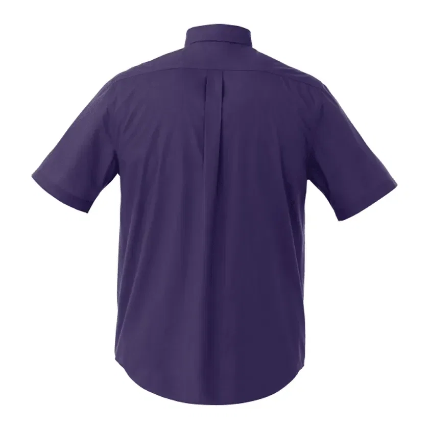 Custom Men's COLTER Short Sleeve Button Up Shirt - 0.64oz. — view 2