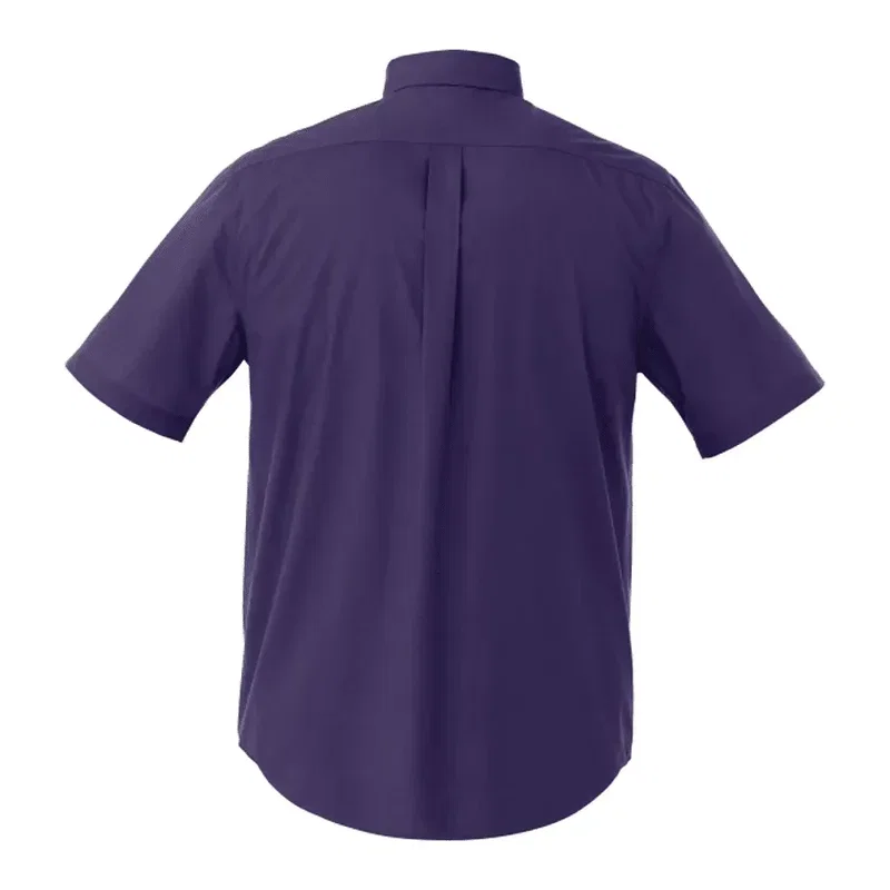 Custom Men's COLTER Short Sleeve Button Up Shirt - 0.64oz. — view 2