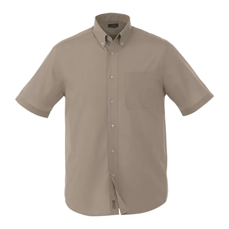 Custom Men's COLTER Short Sleeve Button Up Shirt - 0.64oz. — view 8