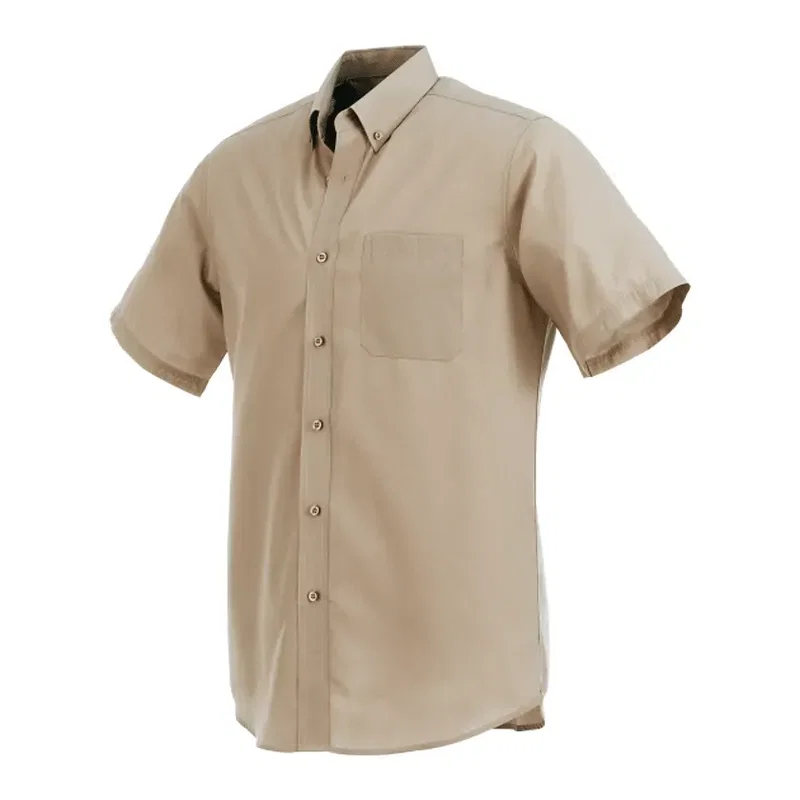 Custom Men's COLTER Short Sleeve Button Up Shirt - 0.64oz. — view 9