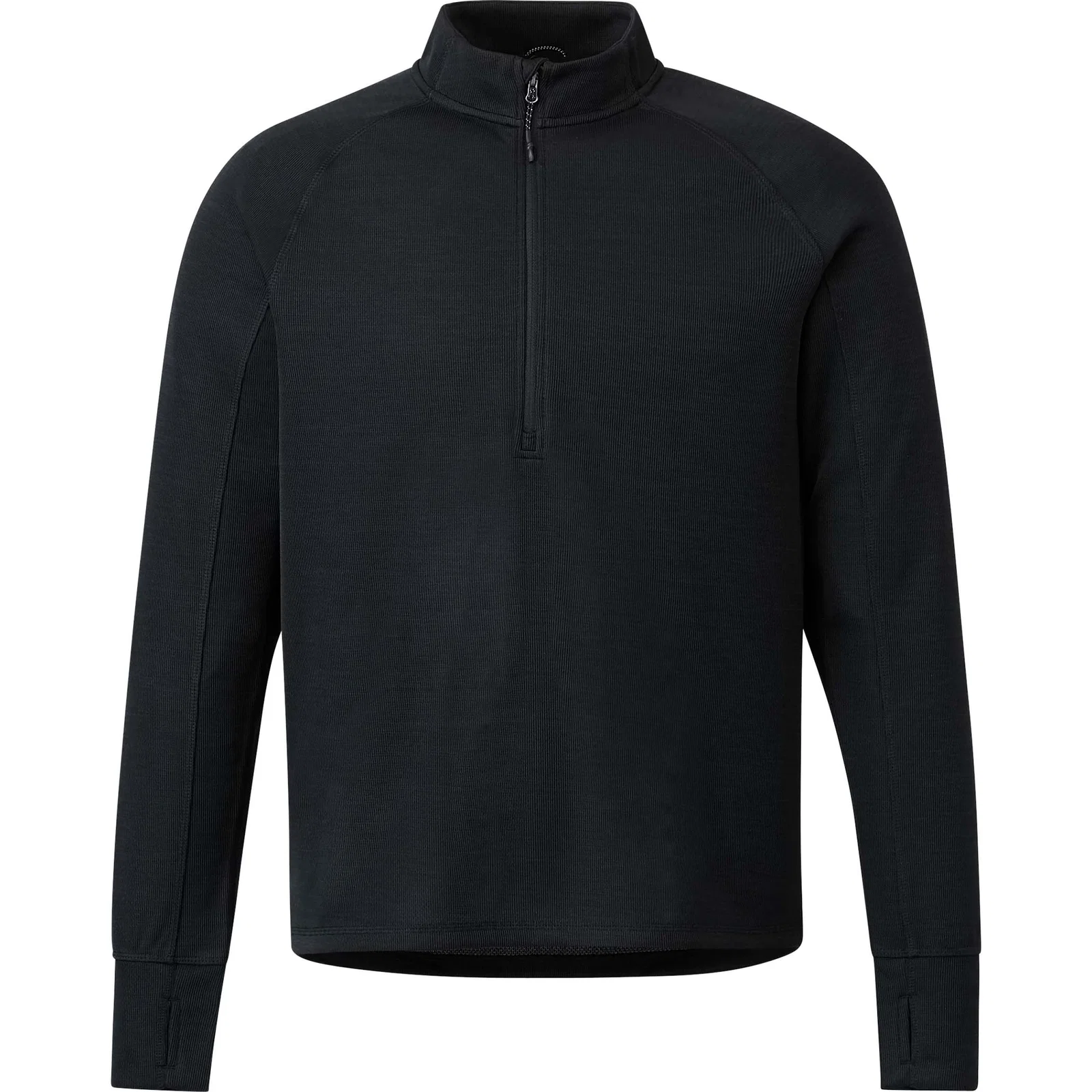 Custom Men's Performance Knit Half Zip Sweater with Thumb Holes — view 15