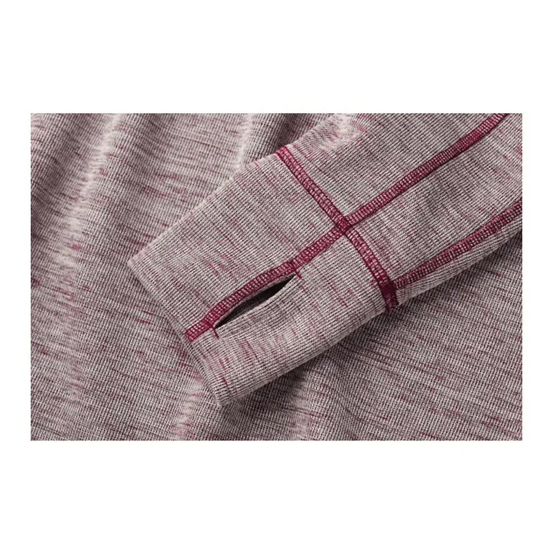 Custom Men's Performance Knit Half Zip Sweater with Thumb Holes — view 8
