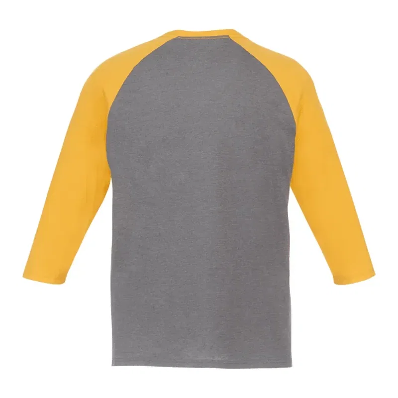 Personalized Dakota Men's Raglan Tee - 0.55oz — view 4