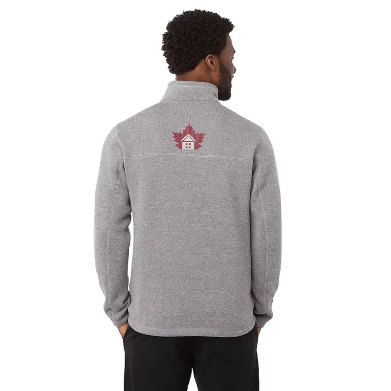 Custom Branded Men's Darnell Eco Knit Full Zip Sweater — view 19