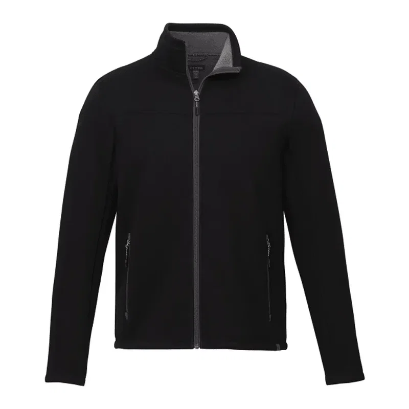 Custom Branded Men's Darnell Eco Knit Full Zip Sweater — view 4