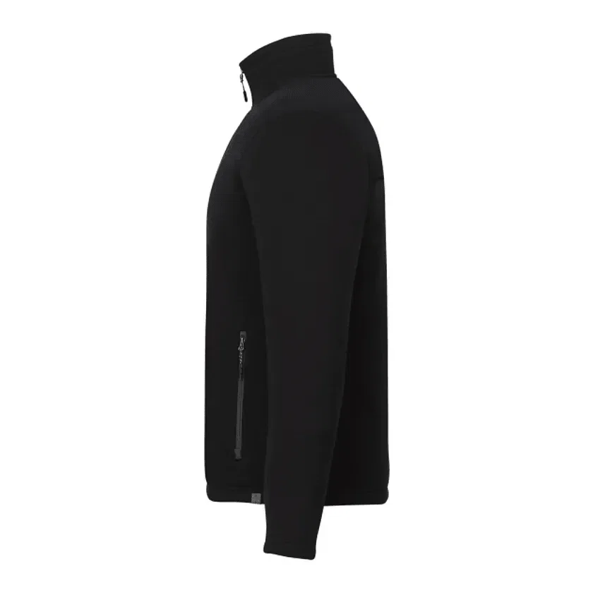 Custom Branded Men's Darnell Eco Knit Full Zip Sweater — view 5