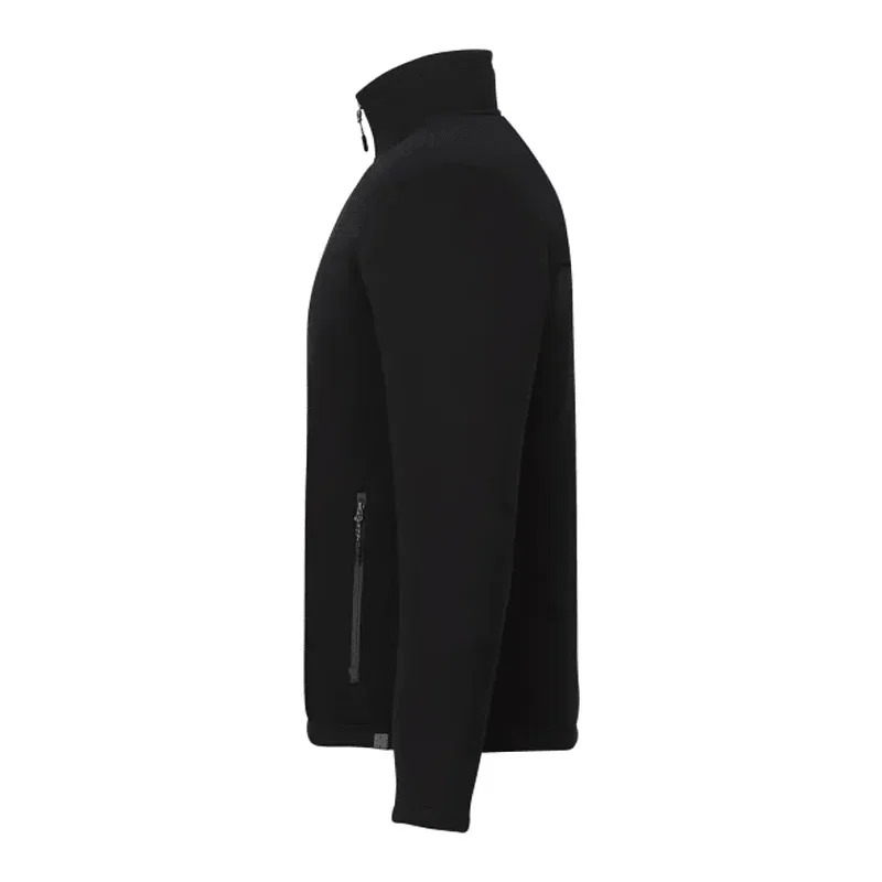 Custom Branded Men's Darnell Eco Knit Full Zip Sweater — view 5