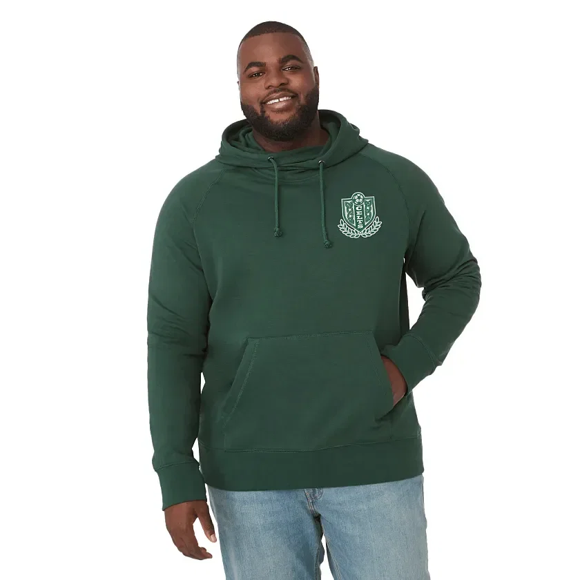 Cozy Fleece Hoodie -Men's DAYTON Classic being worn