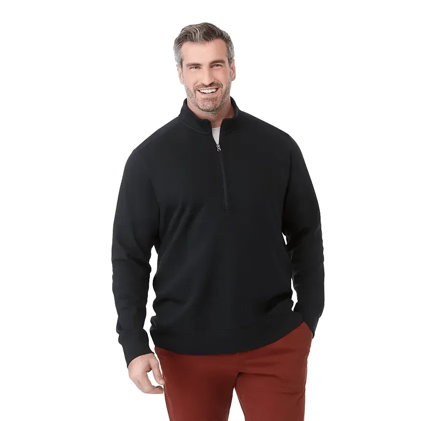 Dayton Men's Classic Fleece Half Zip Pullover being worn