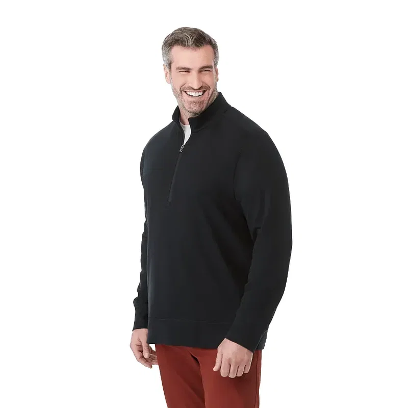 Custom Men's Classic Fleece Half Zip Pullover - Dayton — view 7