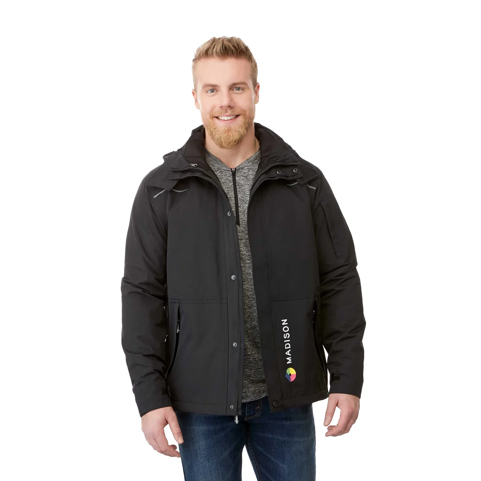 Custom Waterproof 3-in-1 Men's Dutra Jacket — view 13