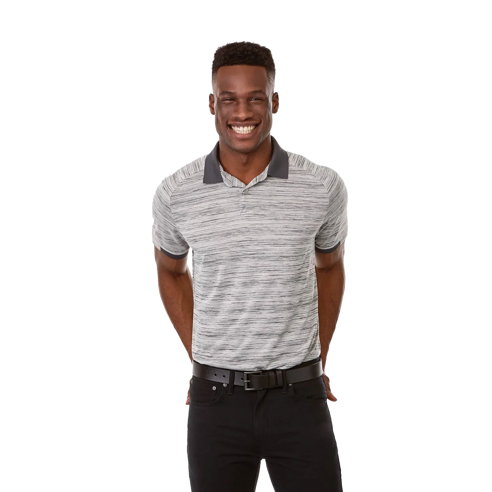 Custom Branded Emory Short Sleeve Polo for Men — view 4