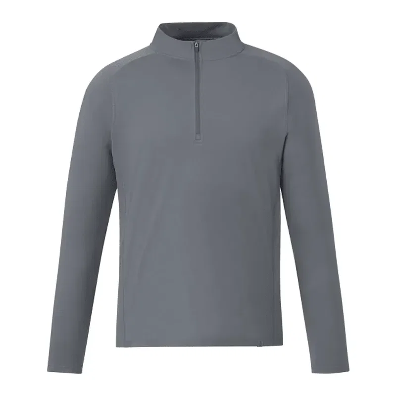 Branded Eco Knit Performance Half Zip for Men — view 12