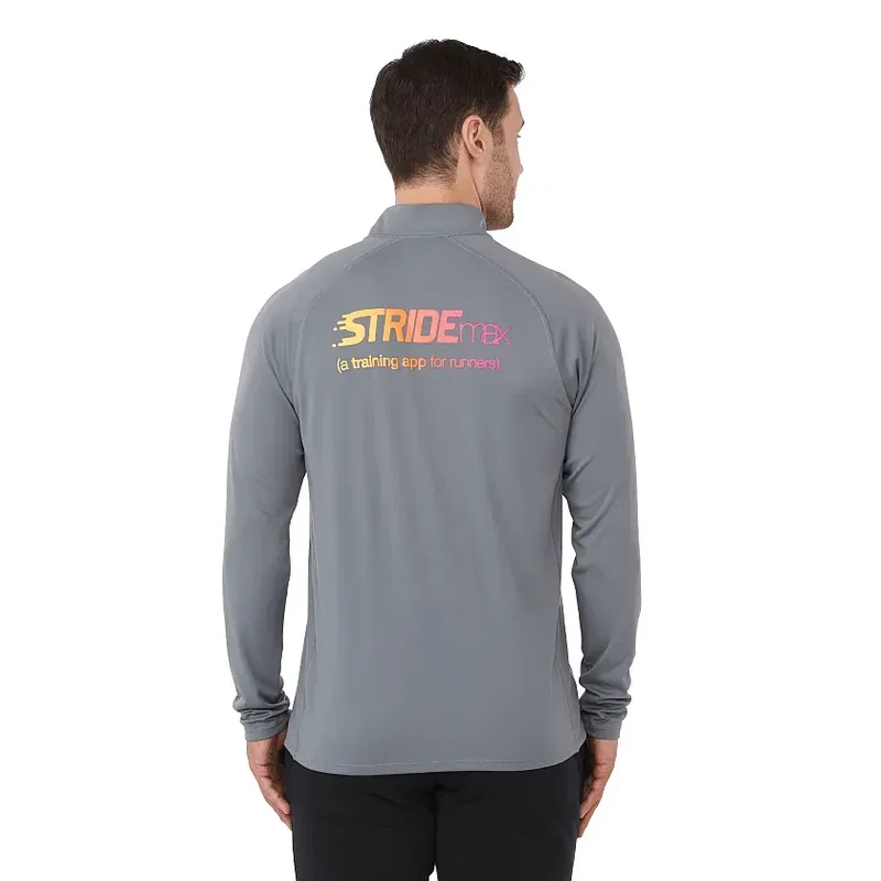 Branded Eco Knit Performance Half Zip for Men — view 15