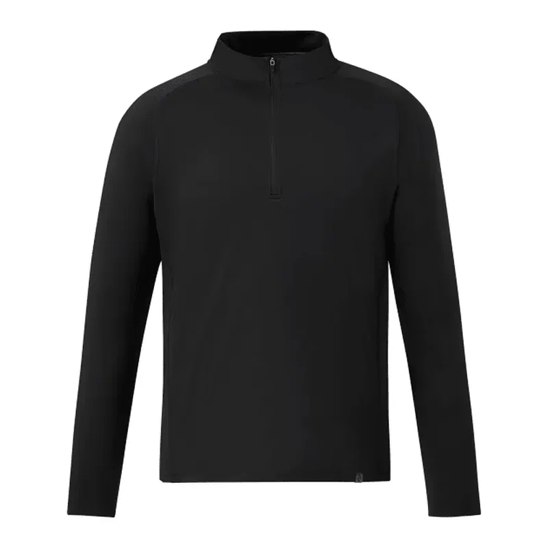 Branded Eco Knit Performance Half Zip for Men — view 16
