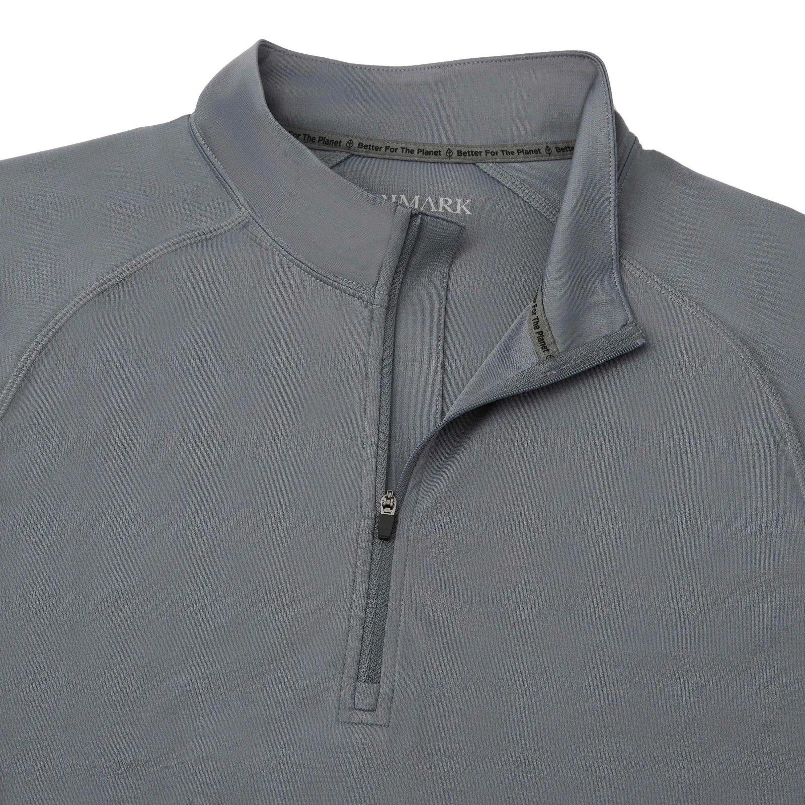 Branded Eco Knit Performance Half Zip for Men — view 29