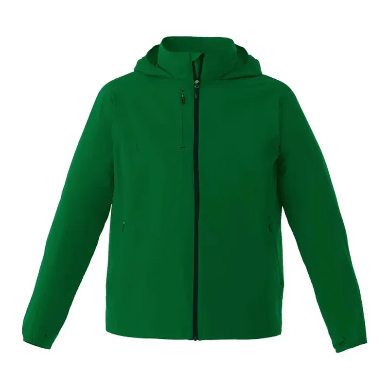 Custom Men's Lightweight Water Resistant Jacket with Hood - FLINT — view 33
