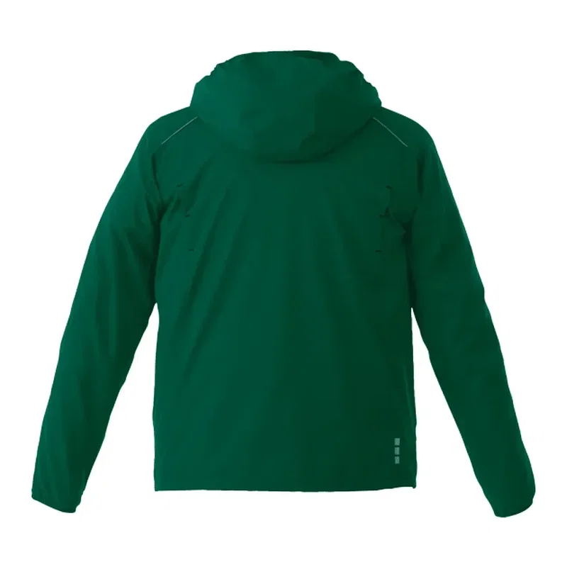 Custom Men's Lightweight Water Resistant Jacket with Hood - FLINT — view 34