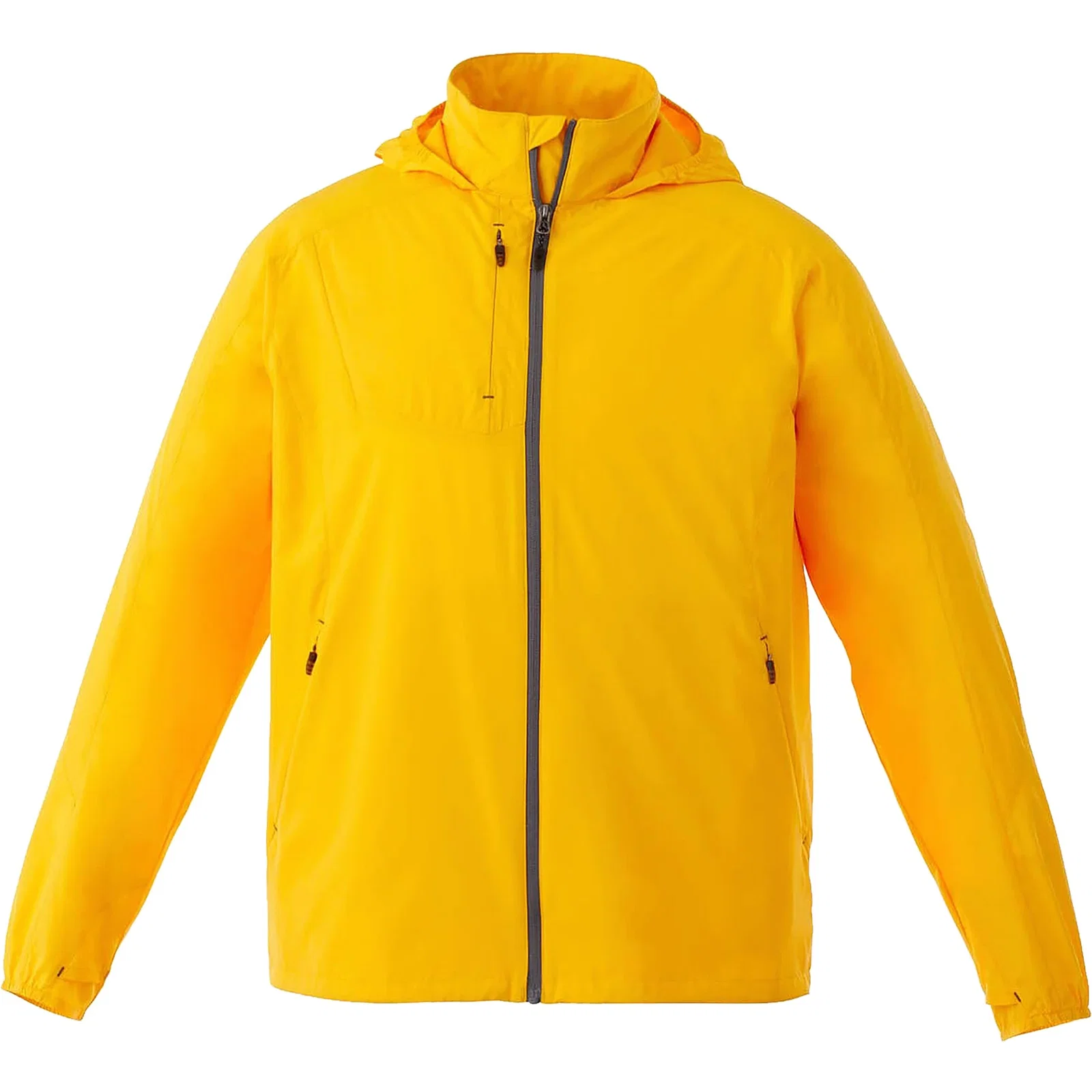 Custom Men's Lightweight Water Resistant Jacket with Hood - FLINT — view 47