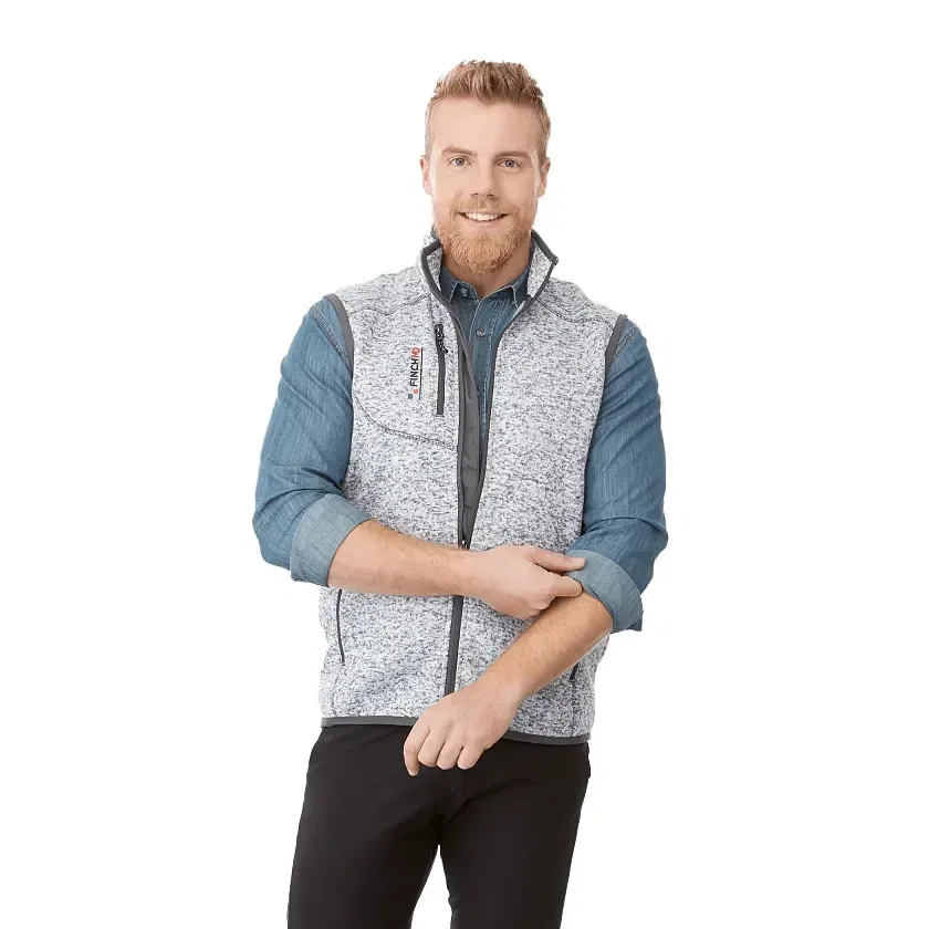 Men's Fontaine Knit Vest being worn