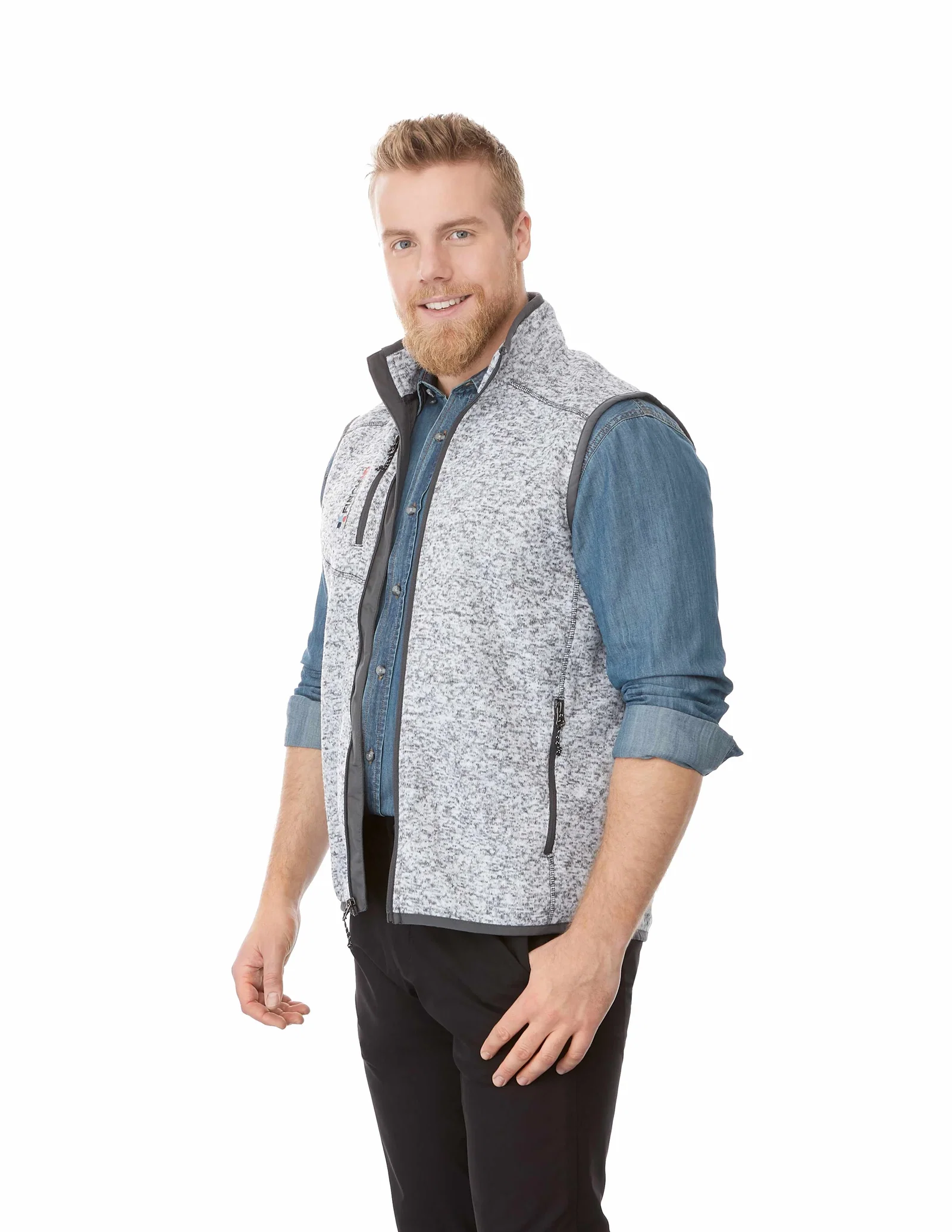 Customized Men's Fontaine Knit Vest — view 25