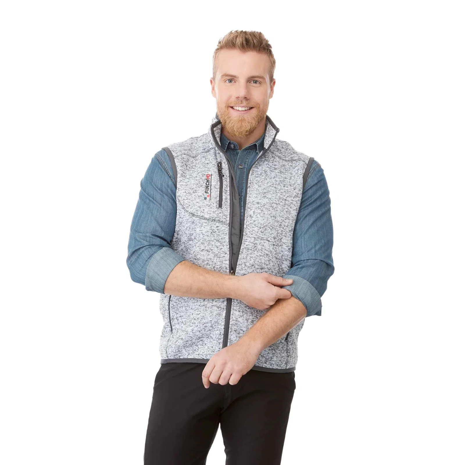 Customized Men's Fontaine Knit Vest — view 26