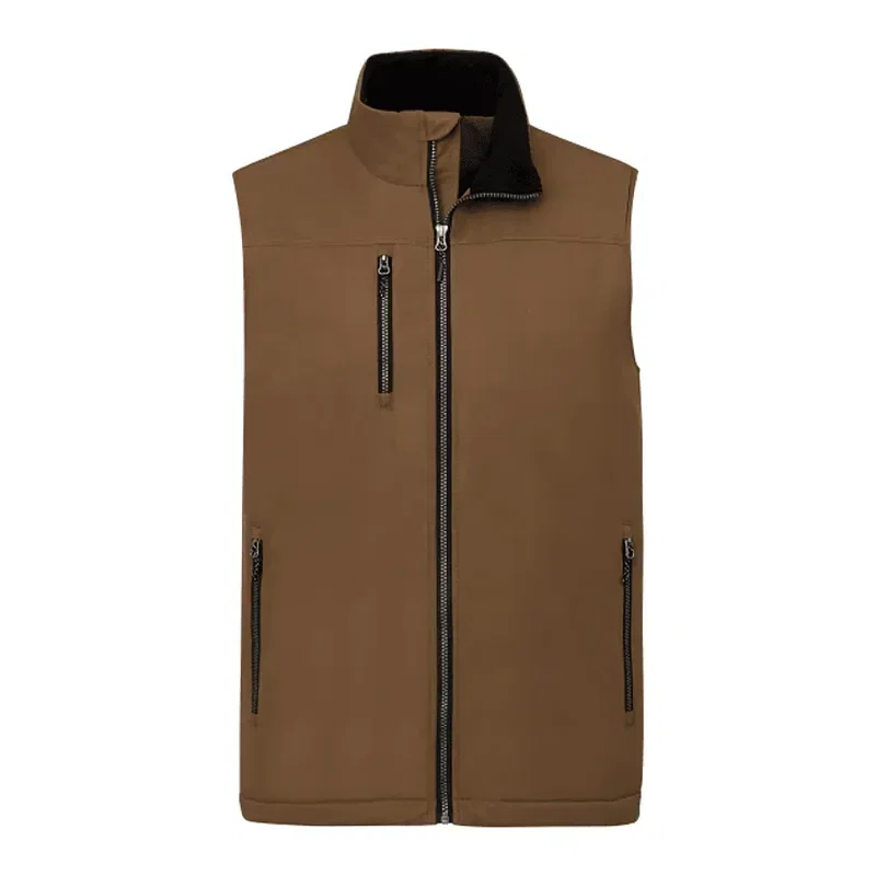 Branded Men's Eco Sherpa Fleece Lined Vest — view 15