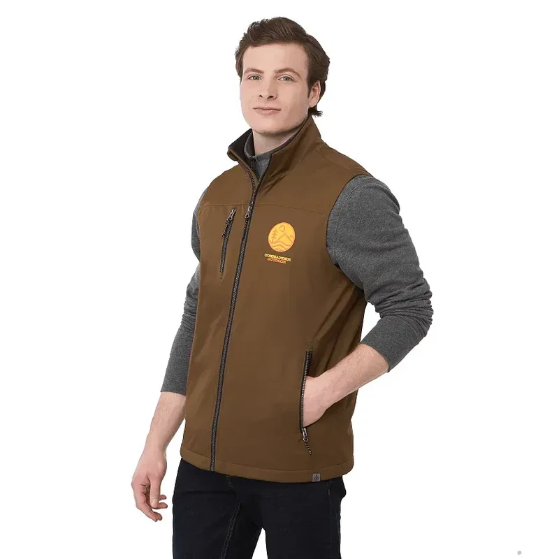 Branded Men's Eco Sherpa Fleece Lined Vest — view 18