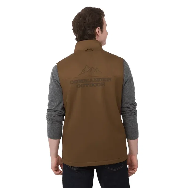 Branded Men's Eco Sherpa Fleece Lined Vest — view 19