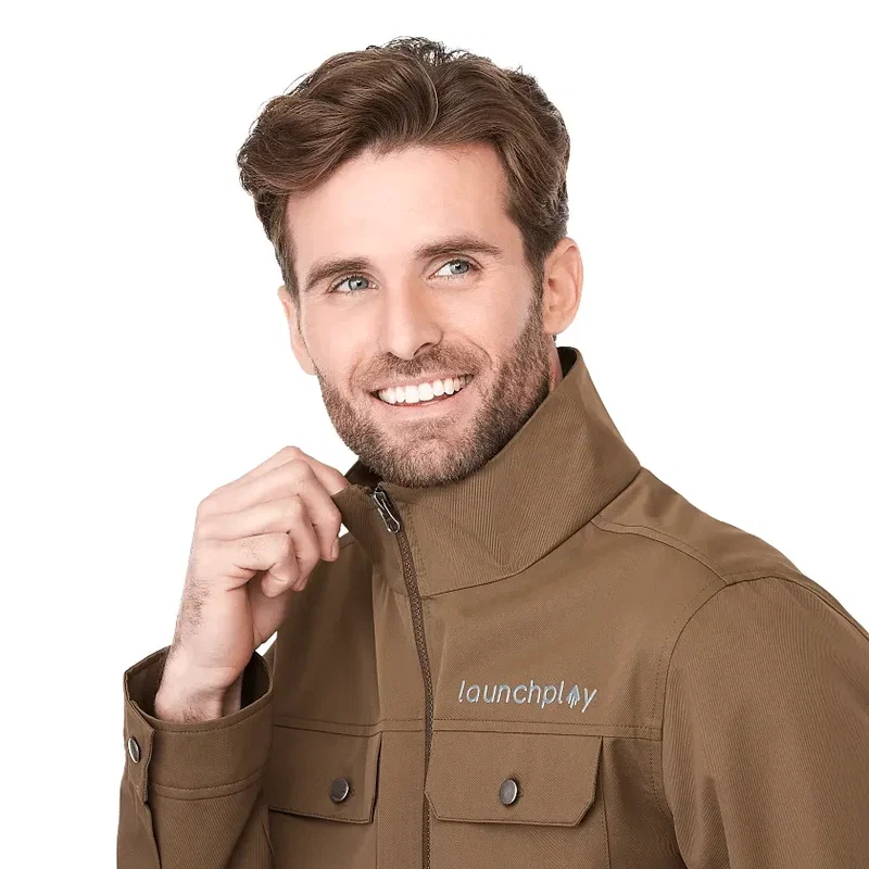 Branded Men's Eco Work Jacket - HARDY — view 11