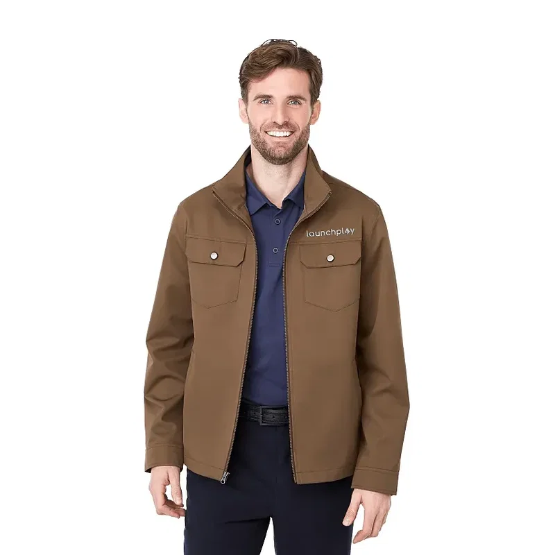 Branded Men's Eco Work Jacket - HARDY — view 5