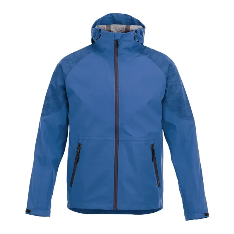 Customized Waterproof Softshell Rain Jacket with Hood - Men's Index — view 11