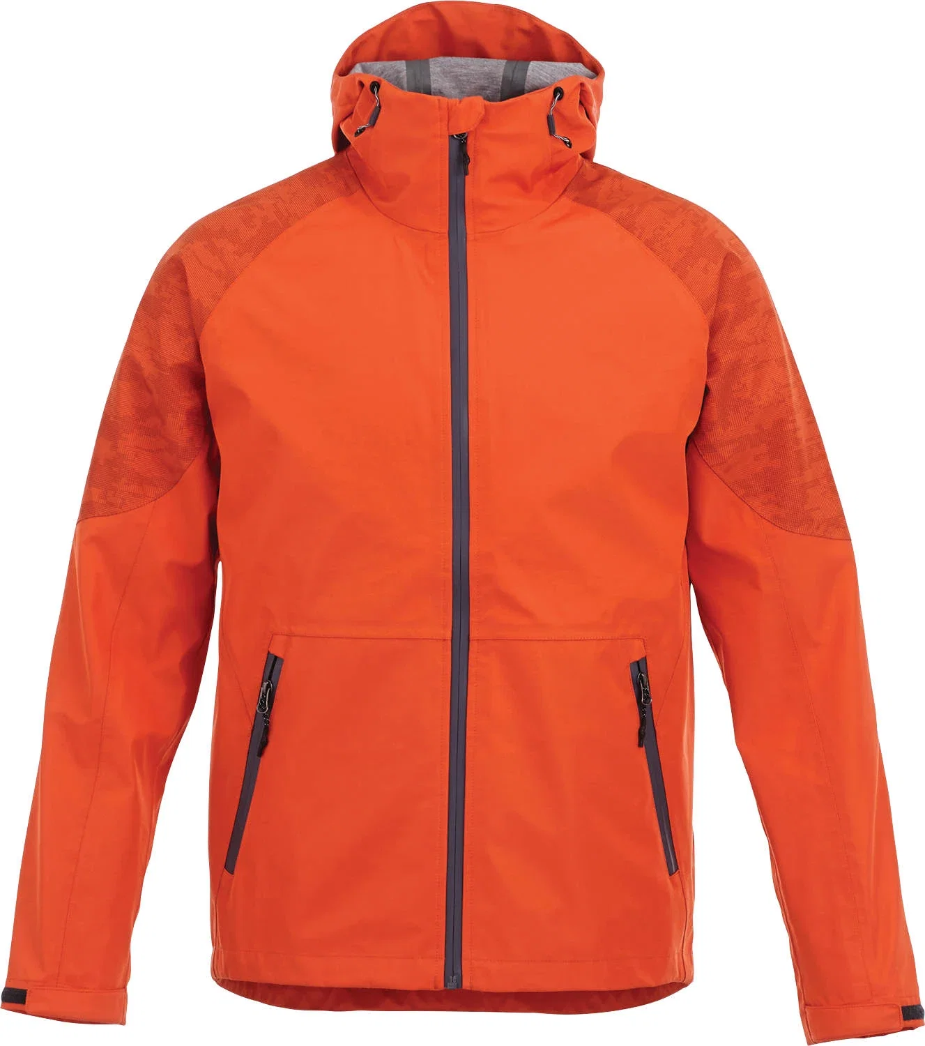 Customized Waterproof Softshell Rain Jacket with Hood - Men's Index — view 14