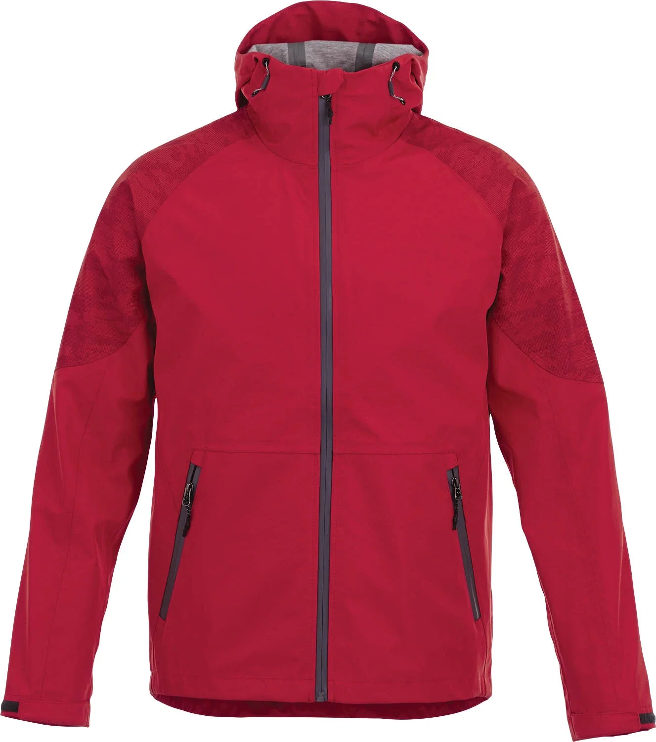 Customized Waterproof Softshell Rain Jacket with Hood - Men's Index — view 17