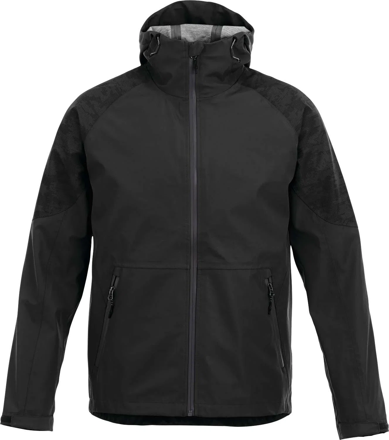 Customized Waterproof Softshell Rain Jacket with Hood - Men's Index — view 26